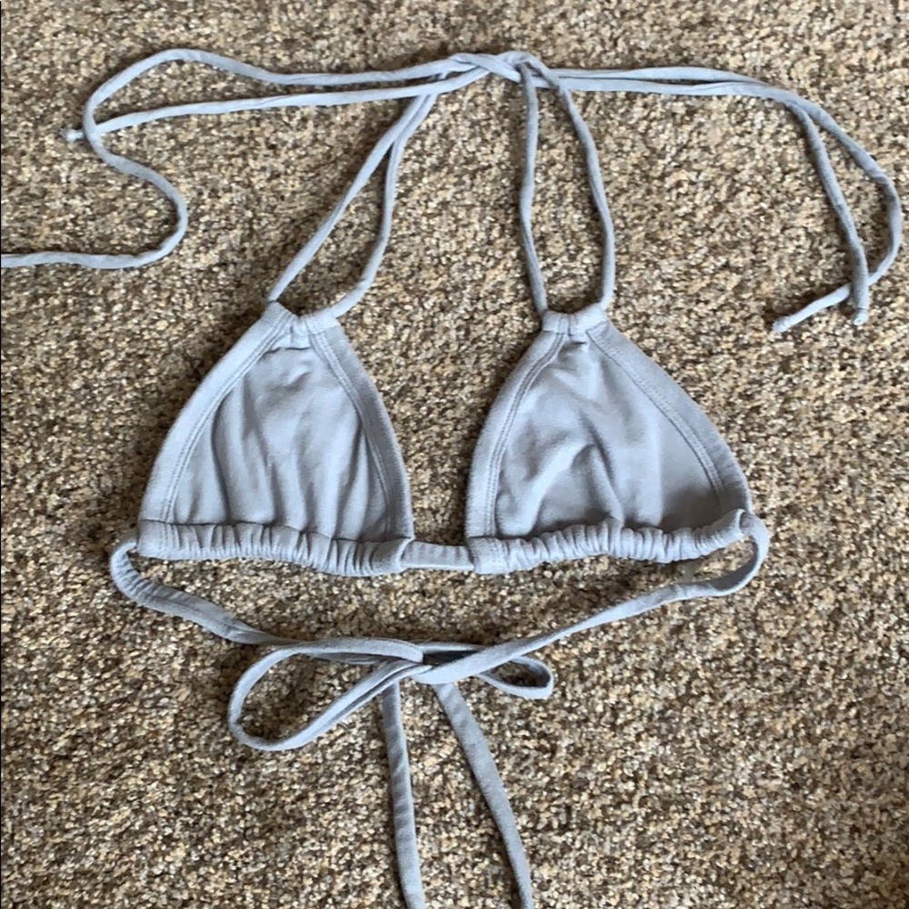 Montce Swim Suede Bikini Top